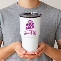 I Can't Keep Calm It's My Sweet 16 Tumbler thumb 2