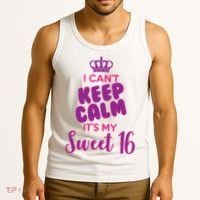 I Can't Keep Calm It's My Sweet 16 Tank Top thumb 3