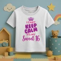 I Can't Keep Calm It's My Sweet 16 Toddler T-Shirt thumb 3