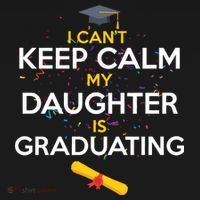 I Can't Keep Calm My Daughter is Graduating Doggie Tank thumb 4