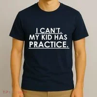 I Can't My Kid Has Pratice Funny T-Shirt thumb 3