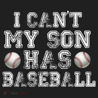 I Can't My Son Has Baseball Women's Sweatshirt thumb 2