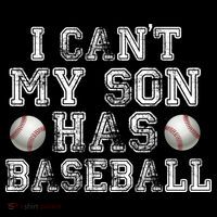 I Can't My Son Has Baseball Pajama Set thumb 2