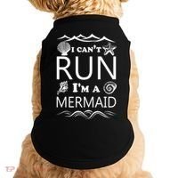 I Can't Run I'm A Mermaid Doggie Tank thumb 0