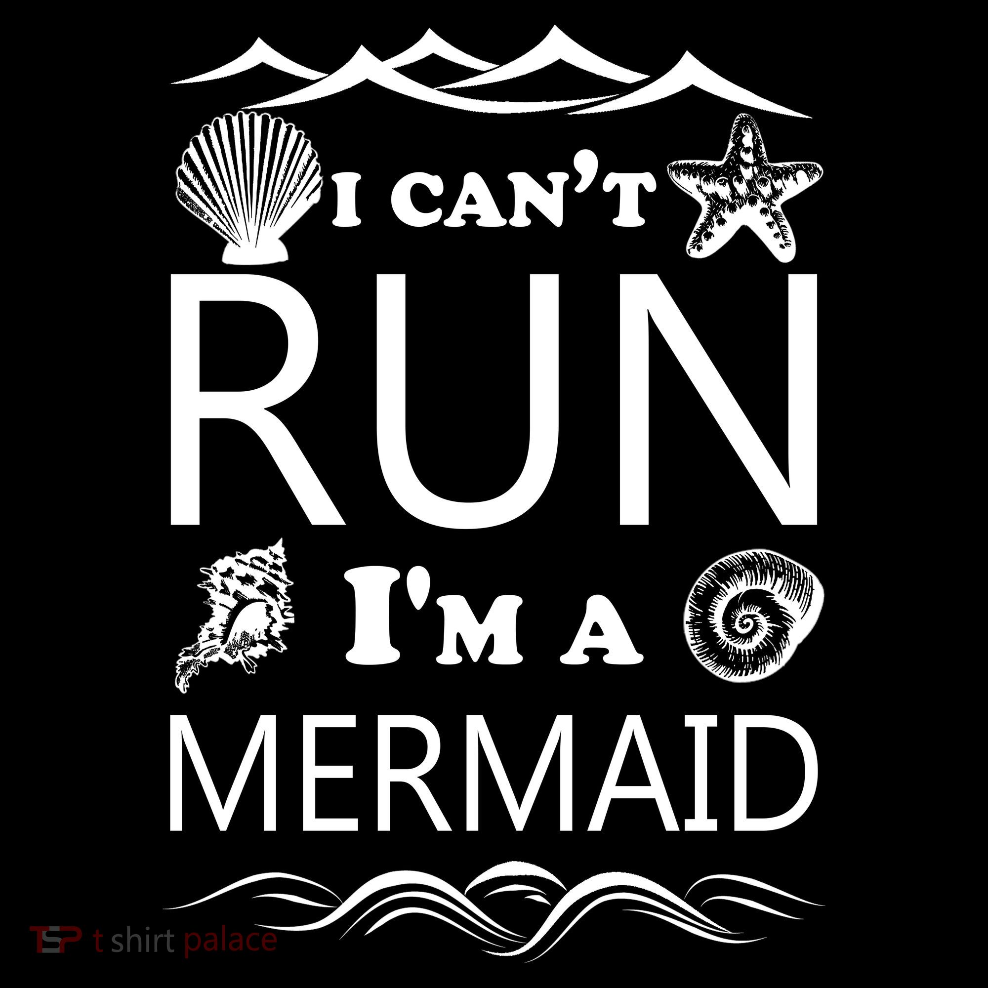 I Can't Run I'm A Mermaid Doggie Tank