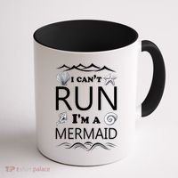I Can't Run I'm A Mermaid Coffee Mug thumb 1