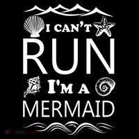 I Can't Run I'm A Mermaid Ornament thumb 1