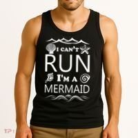 I Can't Run I'm A Mermaid Tank Top thumb 3