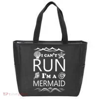 I Can't Run I'm A Mermaid Tote Bag thumb 0