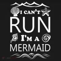 I Can't Run I'm A Mermaid Tote Bag thumb 4