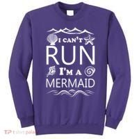 I Can't Run I'm A Mermaid Sweatshirt thumb 0