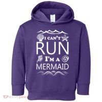 I Can't Run I'm A Mermaid Toddler Hoodie thumb 0