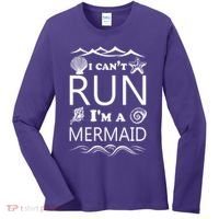 I Can't Run I'm A Mermaid Women's Long Sleeve Shirt thumb 0
