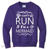 I Can't Run I'm A Mermaid Kids Sweatshirt thumb 0