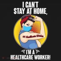 I Can't Stay At Home I'm A Healthcare Worker Tank Top thumb 6