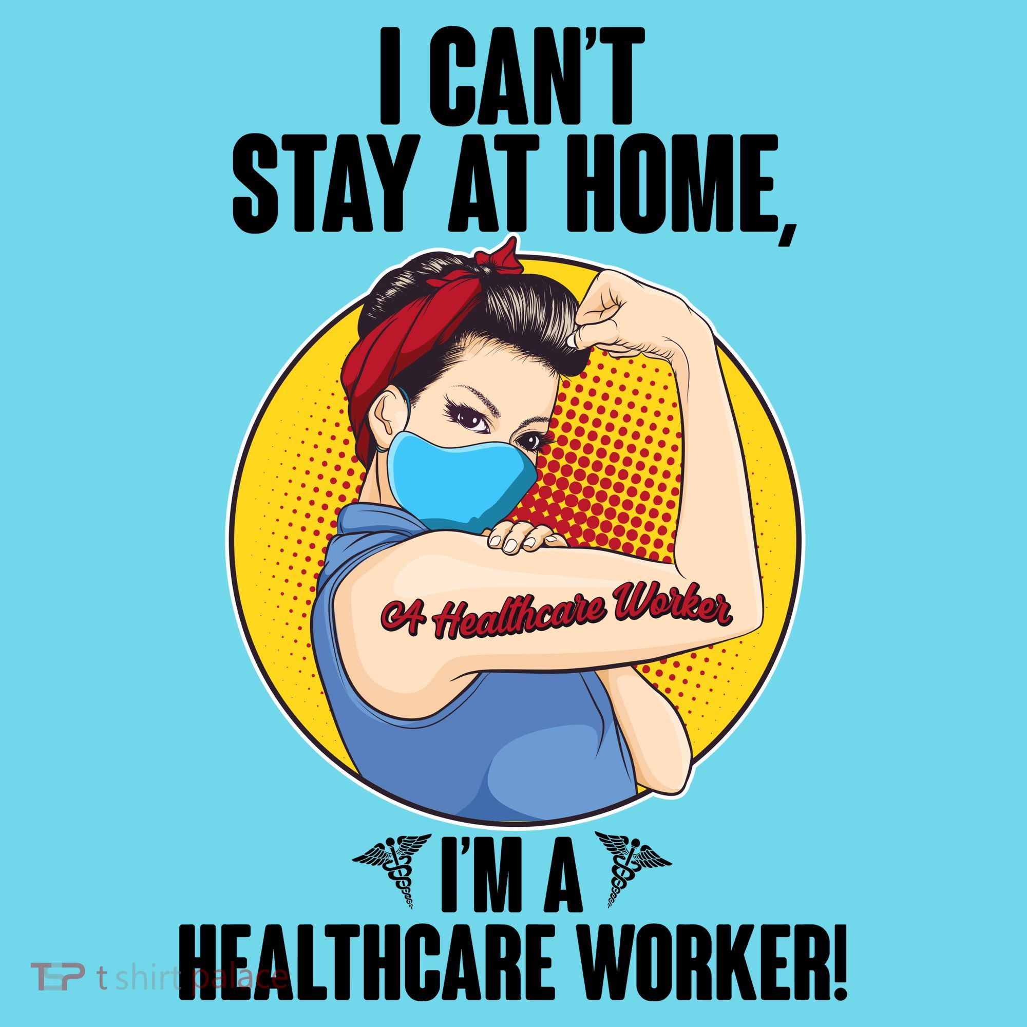 I Can't Stay At Home I'm A Healthcare Worker Kids Long Sleeve Shirt