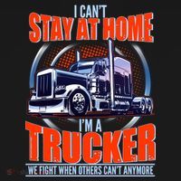 I Can't Stay At Home I'm A Trucker Ornament thumb 1