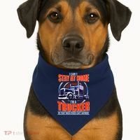 I Can't Stay At Home I'm A Trucker USA-Made Doggie Bandana thumb 1