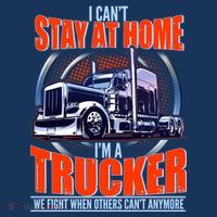 I Can't Stay At Home I'm A Trucker Hoodie thumb 7