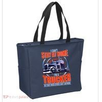 I Can't Stay At Home I'm A Trucker Tote Bag thumb 2