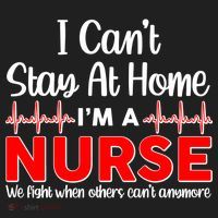 I Can't Stay Home I'm A Nurse Support Frontline Women's Sweatshirt thumb 2