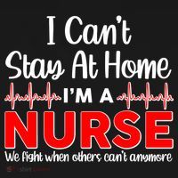 I Can't Stay Home I'm A Nurse Support Frontline Sweatshirt thumb 3