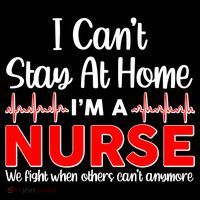 I Can't Stay Home I'm A Nurse Support Frontline Women's Hoodie thumb 2