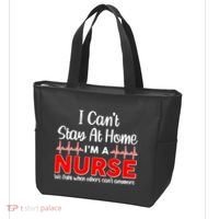 I Can't Stay Home I'm A Nurse Support Frontline Tote Bag thumb 3