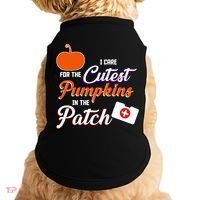 I Care For the Cutest Pumpkins In The Patch Halloween Nurse Doggie Tank thumb 0
