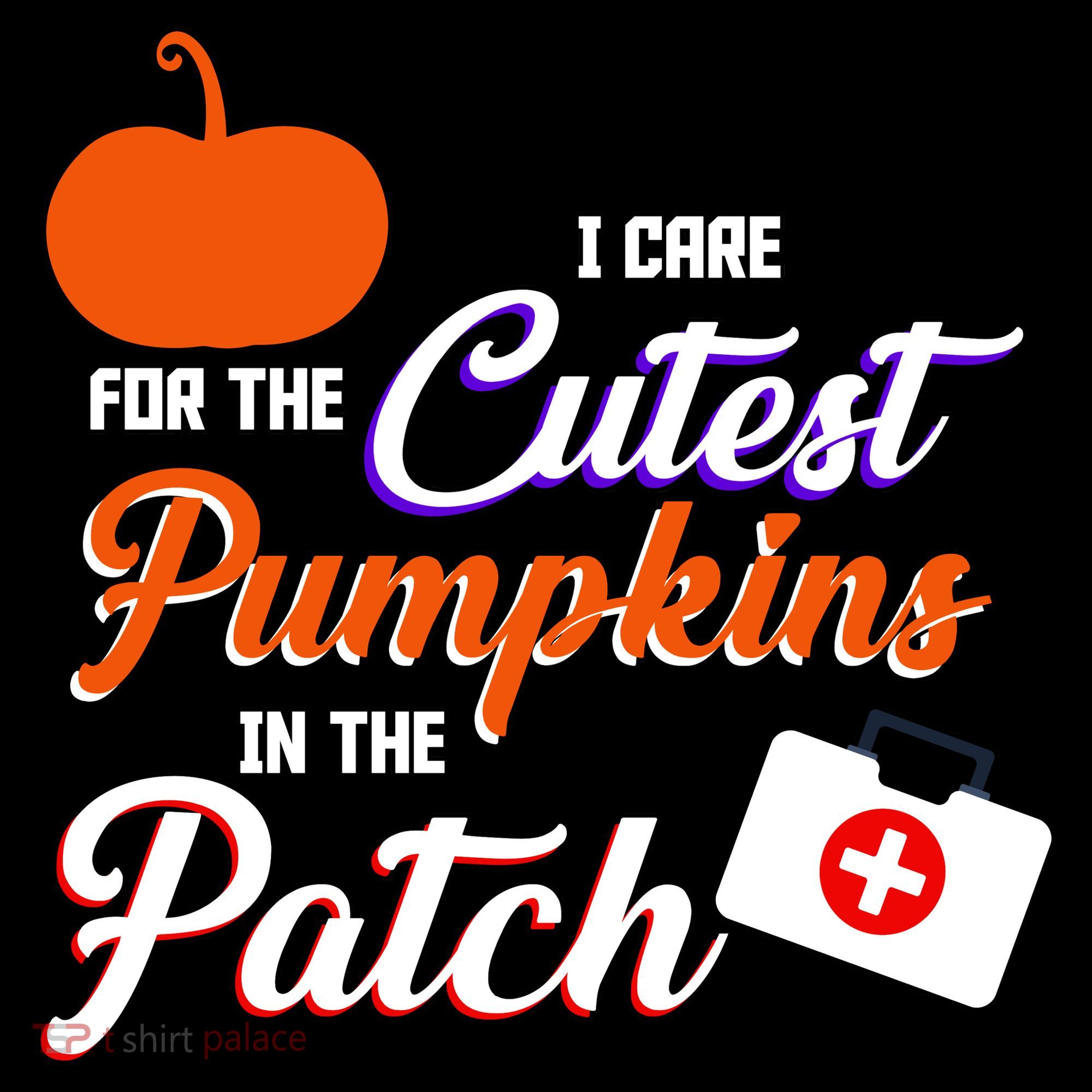 I Care For the Cutest Pumpkins In The Patch Halloween Nurse Coffee Mug