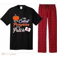 I Care For the Cutest Pumpkins In The Patch Halloween Nurse Pajama Set thumb 0