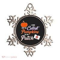 I Care For the Cutest Pumpkins In The Patch Halloween Nurse Ornament thumb 0