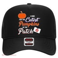 I Care For the Cutest Pumpkins In The Patch Halloween Nurse Hat thumb 0