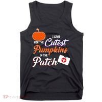 I Care For the Cutest Pumpkins In The Patch Halloween Nurse Tank Top thumb 0