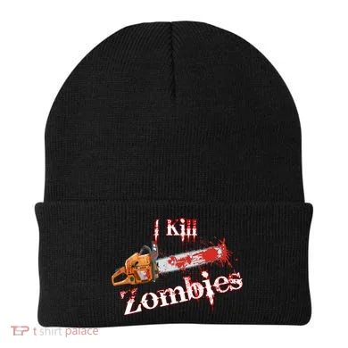 I Chainsaw Zombies Beanie