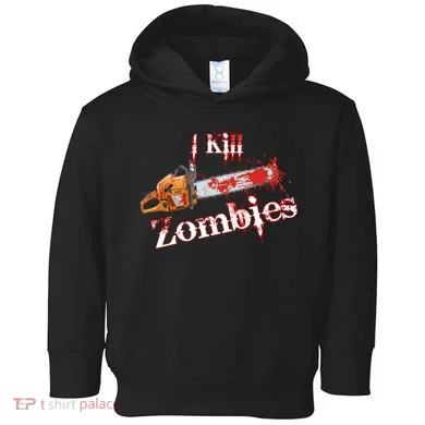 I Chainsaw Zombies Toddler Hoodie