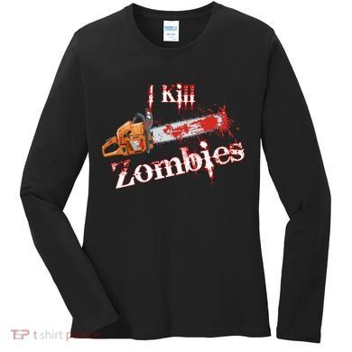I Chainsaw Zombies Women's Long Sleeve Shirt