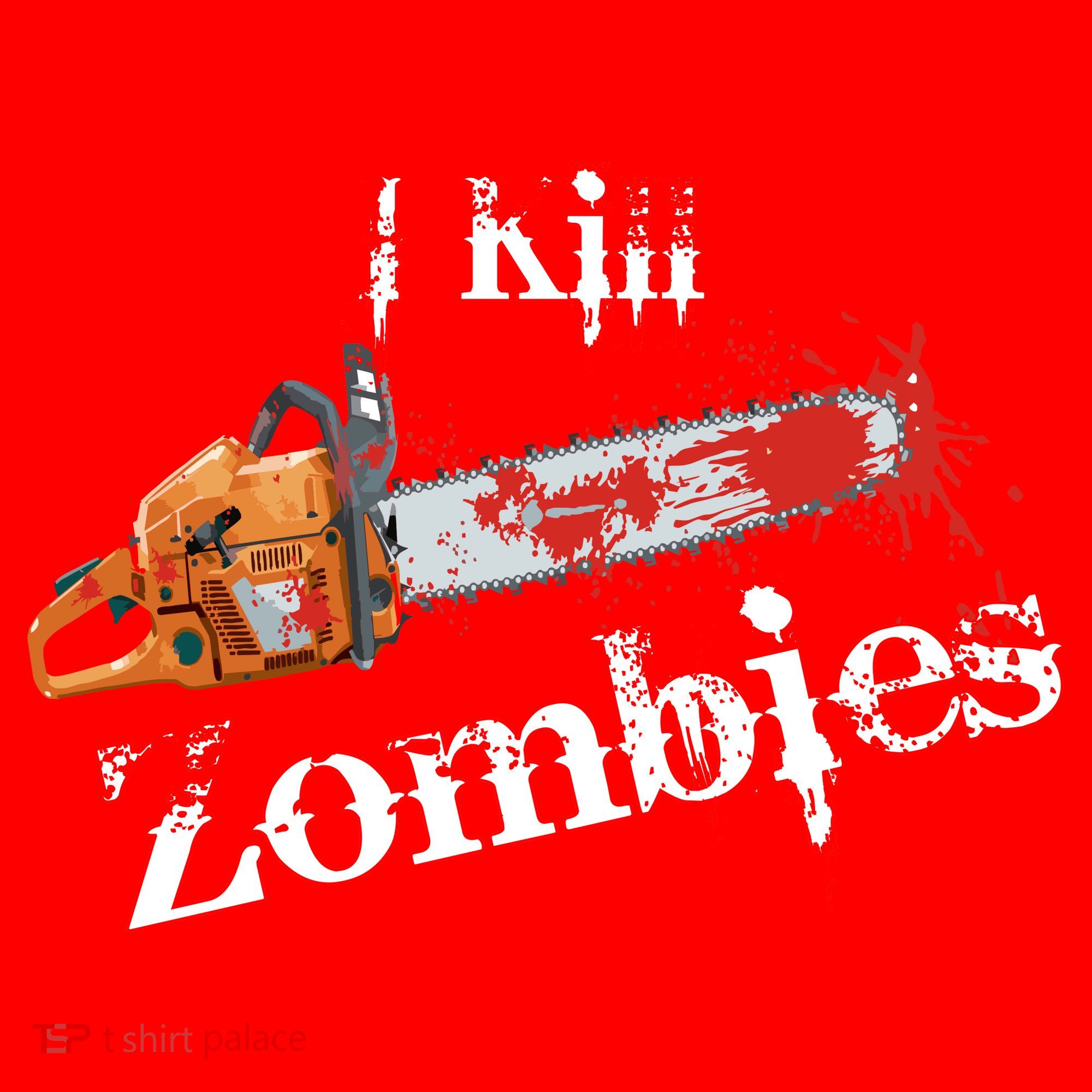 I Chainsaw Zombies Santa Hat