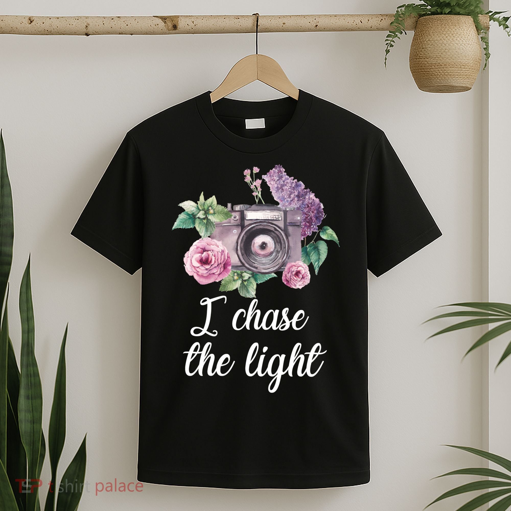 I Chase the Light Camera T-Shirt