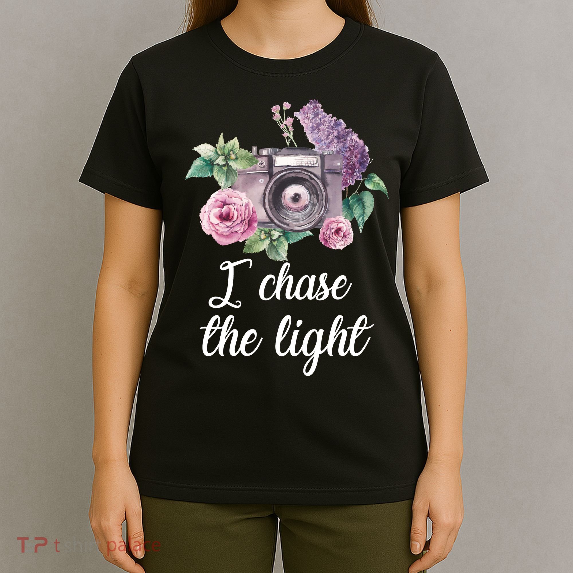 I Chase the Light Camera T-Shirt