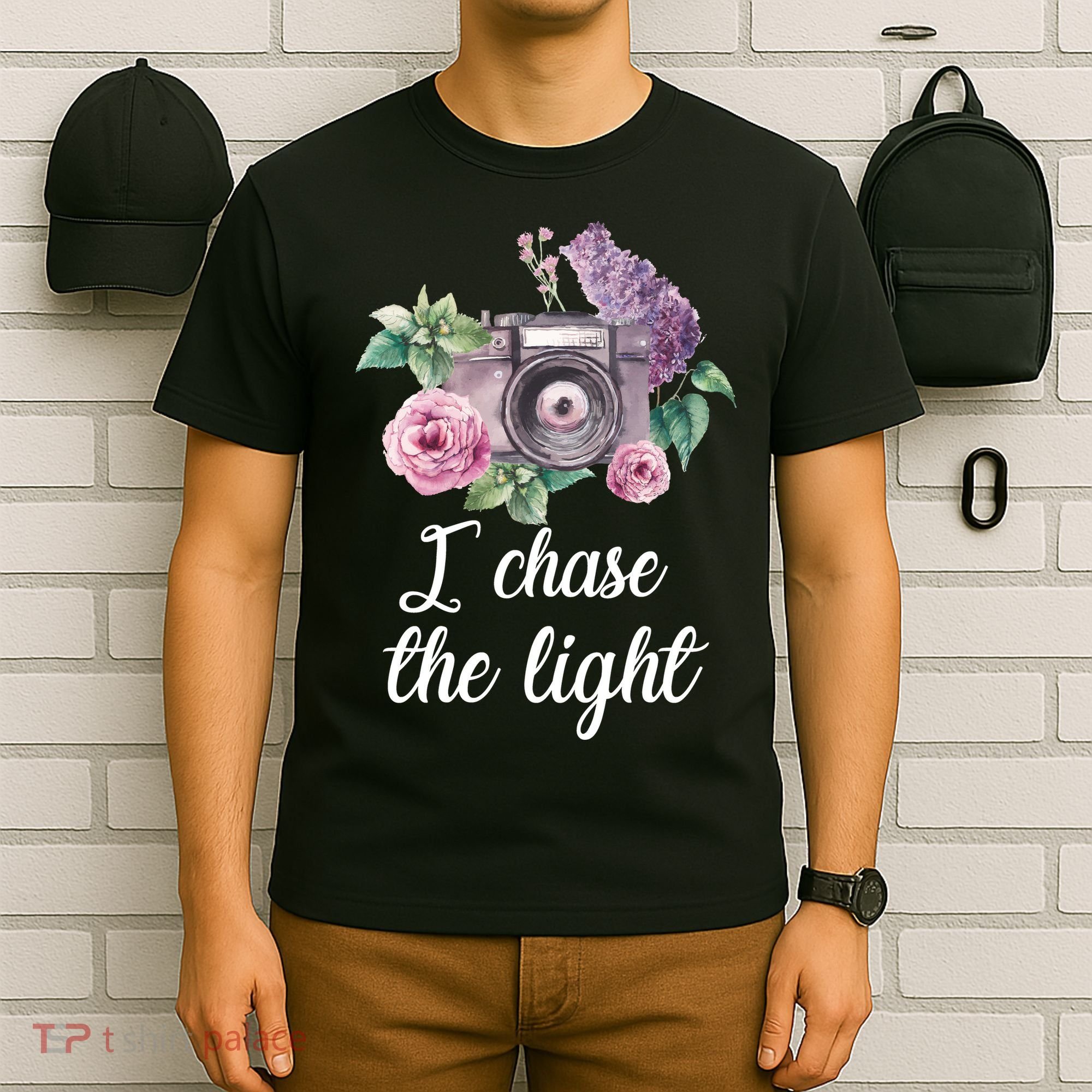 I Chase the Light Camera T-Shirt