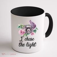 I Chase the Light Camera Coffee Mug thumb 1