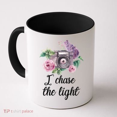 I Chase the Light Camera Coffee Mug