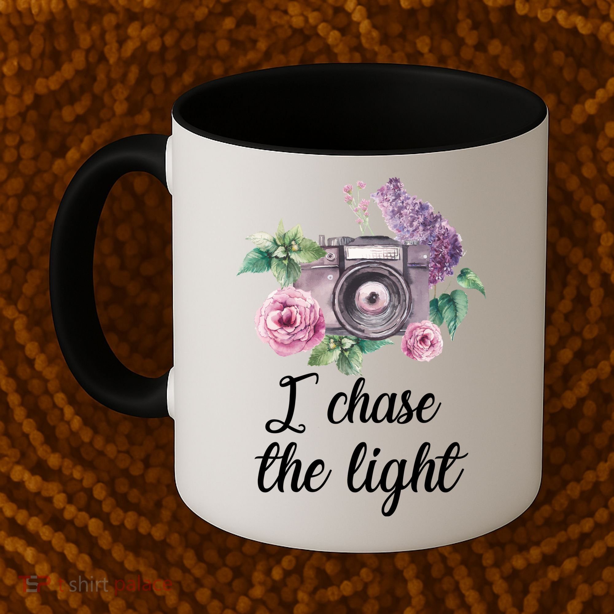 I Chase the Light Camera Coffee Mug