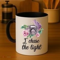 I Chase the Light Camera Coffee Mug thumb 4