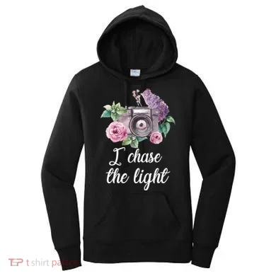 I Chase the Light Camera Women's Hoodie