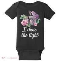 I Chase the Light Camera Baby Bodysuit thumb 0
