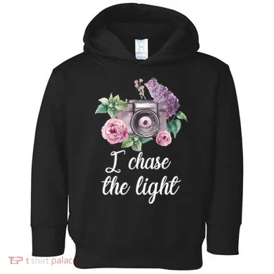 I Chase the Light Camera Toddler Hoodie
