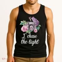 I Chase the Light Camera Tank Top thumb 3