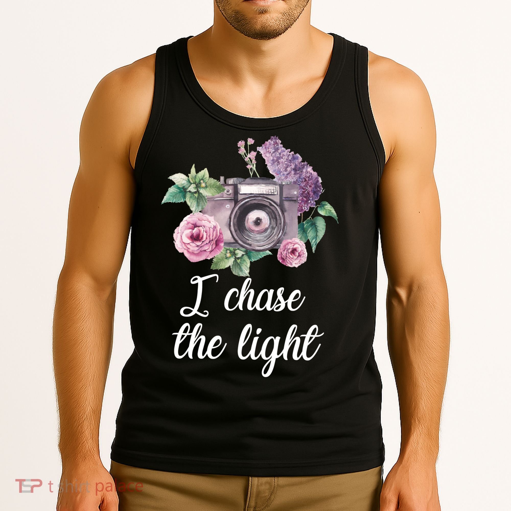 I Chase the Light Camera Tank Top